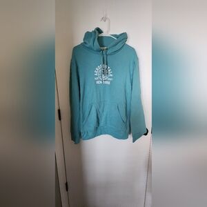 Aeropostale Teal Hoodie with White Logo